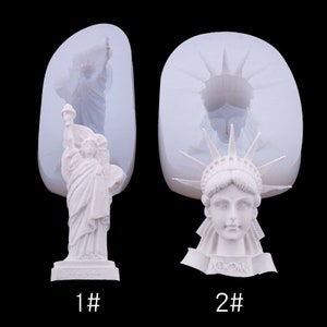 Stampo Statua della Libertà Stampo per torta al cioccolato Stampo per torta nuziale Strumenti per decorare Stampi per torta fondente Sugarcraft