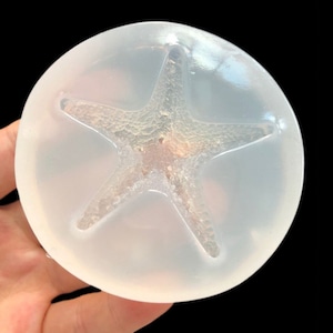 Può includere: Uno stampo in silicone trasparente a forma di stella marina. Lo stampo è progettato per realizzare oggetti in resina.