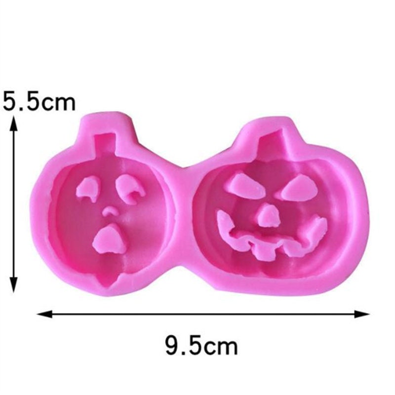 Stampo in Silicone a Forma di Zucca di Halloween per Sugarcraft, Strumenti per Resina, Stampo per Cupcake, Utensili per Decorazione Torte in Fondente  15