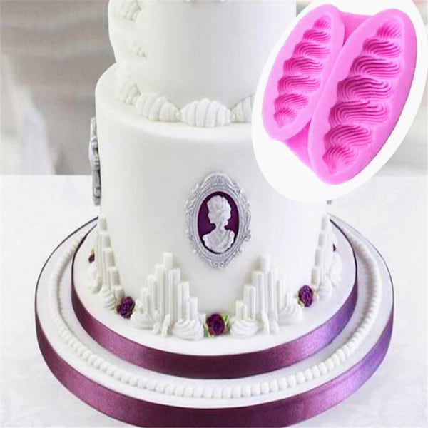 European Decorative Lace Series Silicone Fondant Mold Cake and Cookie Decorating Tool