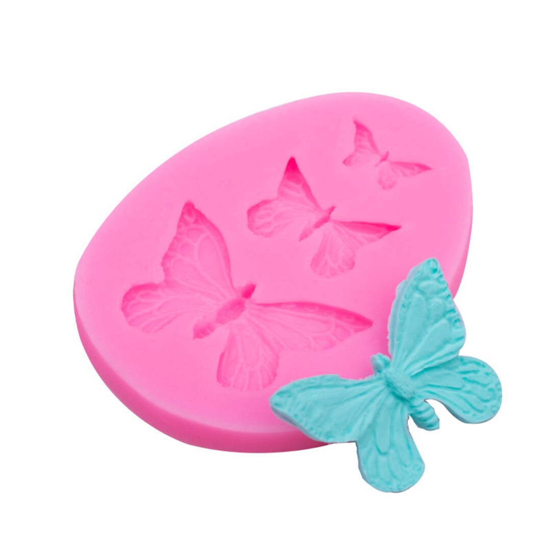 Silicone Mold Resin Clay Butterfly Mold Decor for Chocolate Etsy