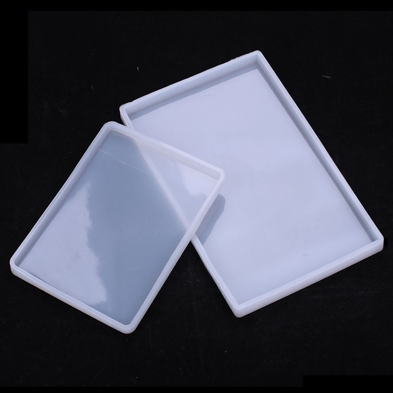 Transparent White Square Heart Rectangle Round Coaster Molds