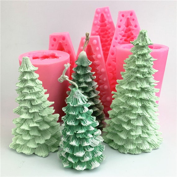 3D Christmas Tree Silicone Baking Mold Cake Mold Baking Mold Christmas  Trees Silicone Mold Cake Decorating Tools Cake Decoration 