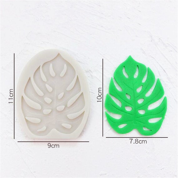 Monstera leaf silicone mold decor for table setting storage decoration