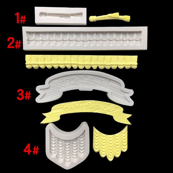 Moule à pompon Gâteau Chocolat Moule Outils De Décoration De Gâteau De Mariage Fondant Sugarcraft Moules À Gâteaux