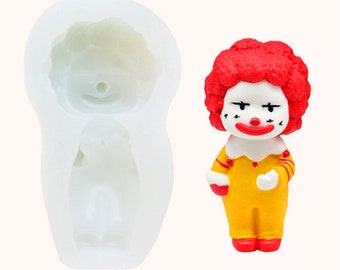 Clown Silikonform Deko für Tischauto Wohnaccessoires