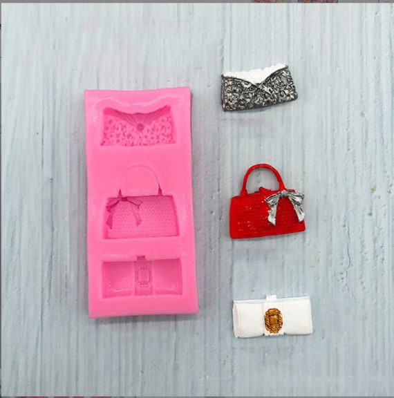 Handbag Silicone Mold, Fondant Cake Decorating Tools