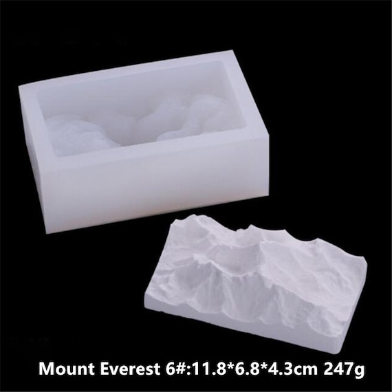 Moule En Silicone Pour Gâteau Glacé En Forme De Montagne Iceberg / Volcan Neigeux - Rutilisable Pour Pâtisserie, Chocolat, Décor Fondant, DIY Culinaire