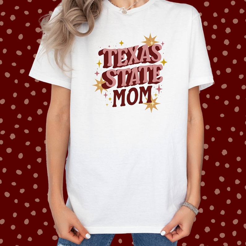 Texas State Bobcats Proud Mom T-Shirt - Officially Licensed TXST Parent Gift Tee - View #13