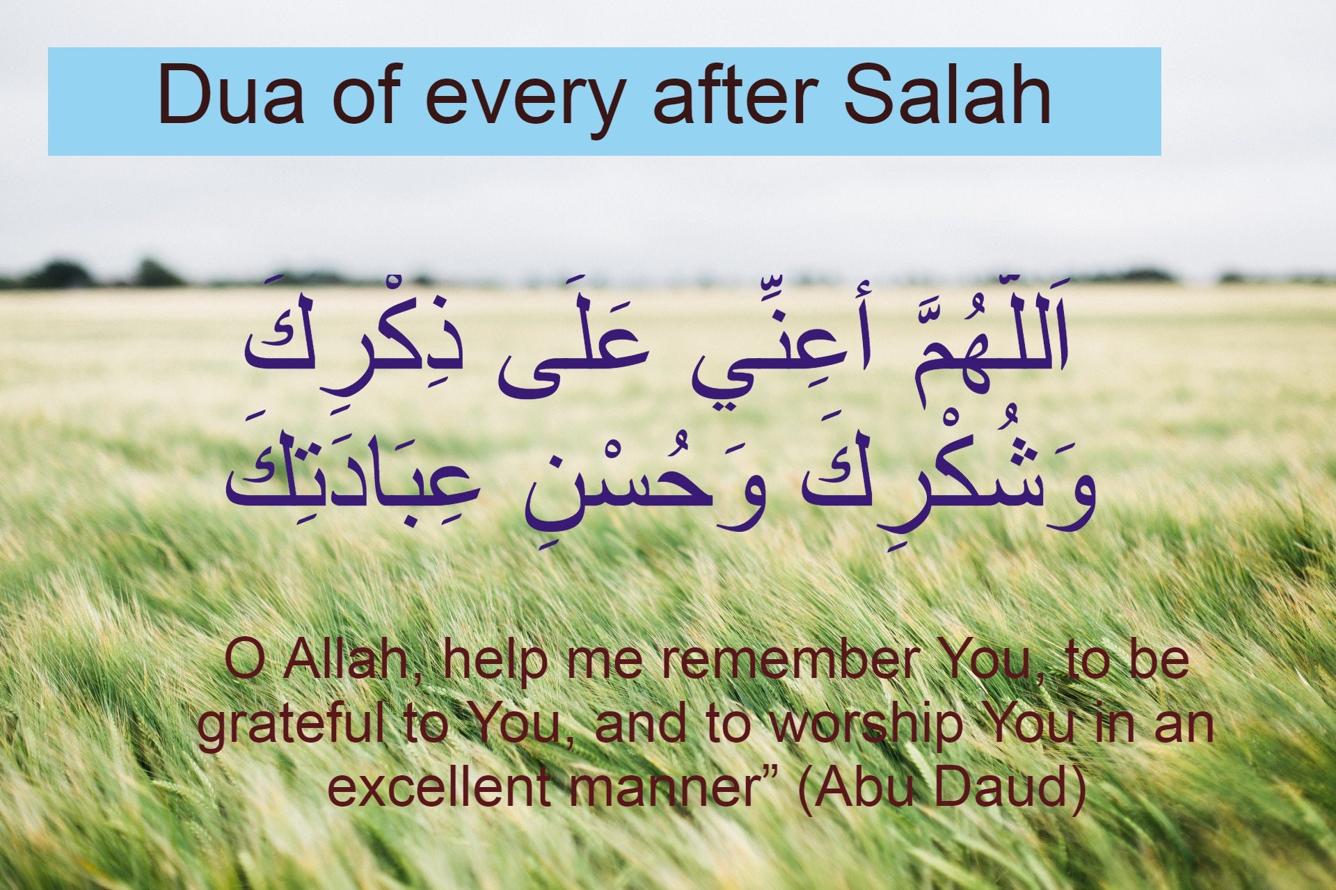 Dua & Supplication Prière islamique pour tous après Salah. Etsy