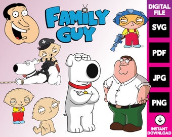 Download Family Guy Svg Etsy PSD Mockup Templates
