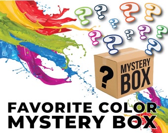 Favoriete kleur mystery box Gepersonaliseerde kleur verrassingsbox Mystery box Geschenkdoos Kleur mystery Mystery verrassing Kies maat S,M,L,XL,XXL
