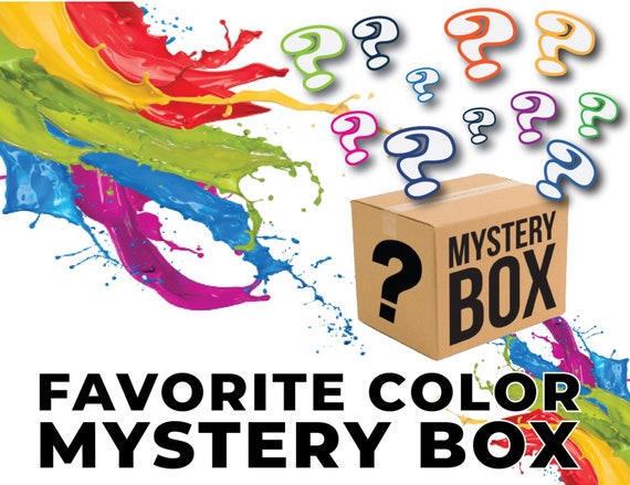 Favorite Color mystery box Personalized color surprise box Mystery box Gift  box Color mystery Mystery surprise Choose size S,M,L,XL,XXL