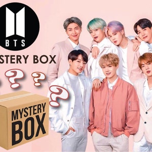 BTS mystery box Bts inspired mystery box Personalized bts mystery box Mystery party Bts present Choose box size S, M, L, XL,XXL