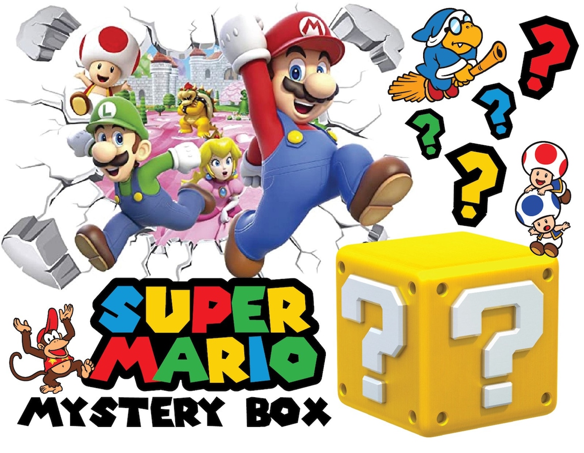 Super mario mystery box Super mario inspired mystery box Etsy