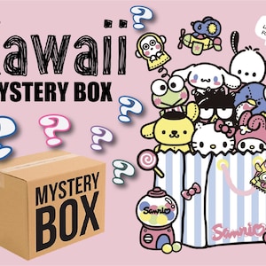 Kawaii mystery box Kawaii surprise box Personalized box Kawaii party box Kawaii present Kawaii inspired mystery Choose box size S,M,L,XL,XXL