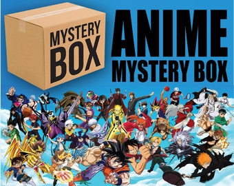 Anime Mystery box Caja misteriosa personalizada Mystery anime box Anime caja sorpresa Anime presente Anime inspirado Elija el tamaño de la caja S, M, L, XL, XXL