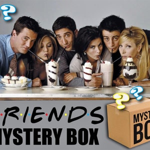 Friends mystery box Personalized friends mystery box Friends surprise box Friends inspired mystery box Choose box size (S, M, L, XL, XXL)