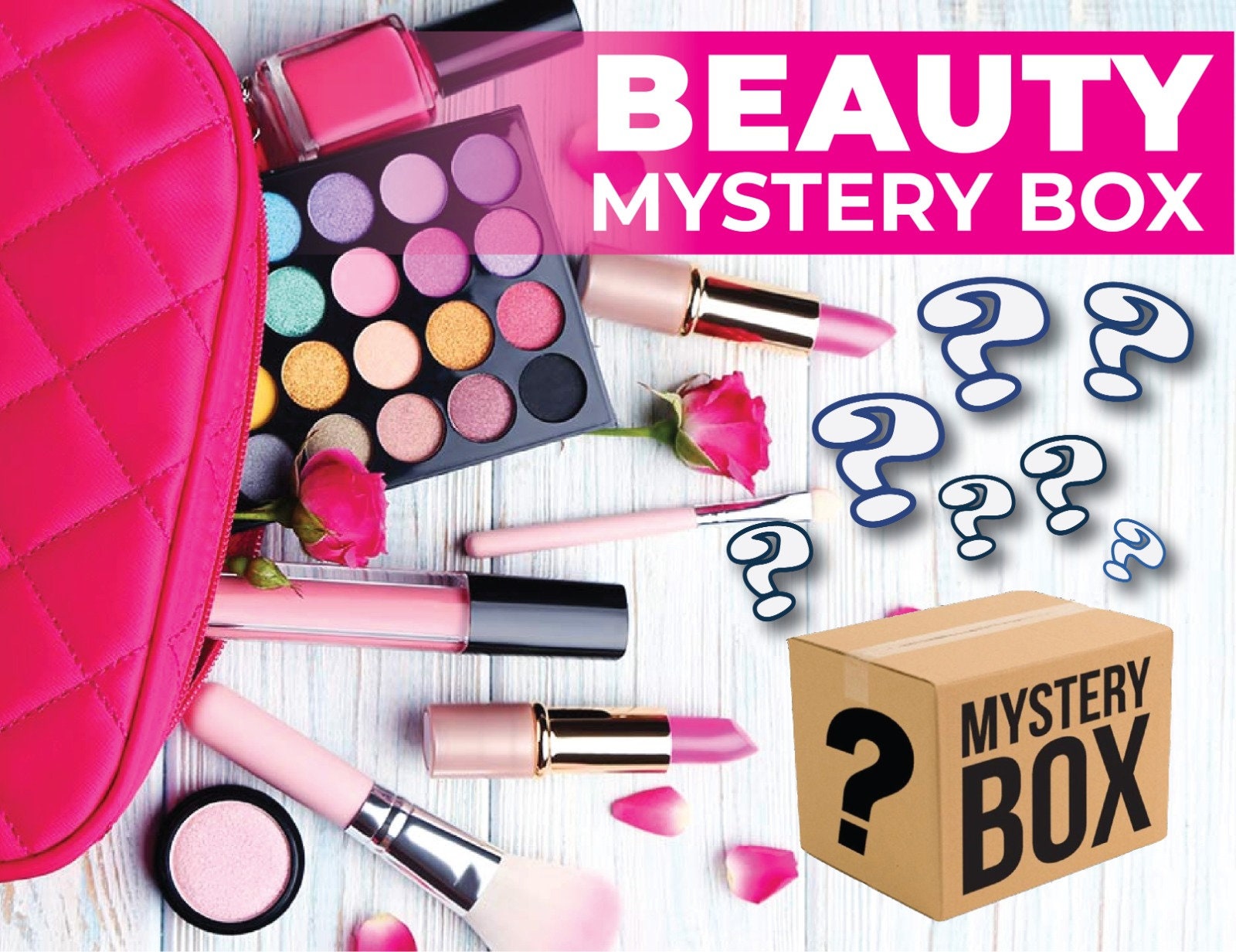 Beauty mystery box Personalized girls surprise box Mystery girl box Gift  box Mystery surprise Choose box size S,M,L,XL,XXL