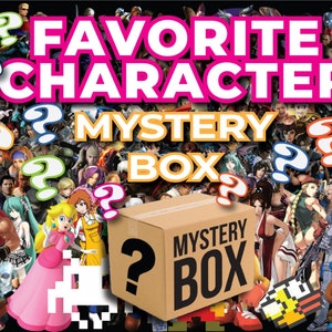 Favorite character mystery box Favorite character inspired mystery box Personalized mystery box Party box Choose box size (S, M, L, XL, XXL)