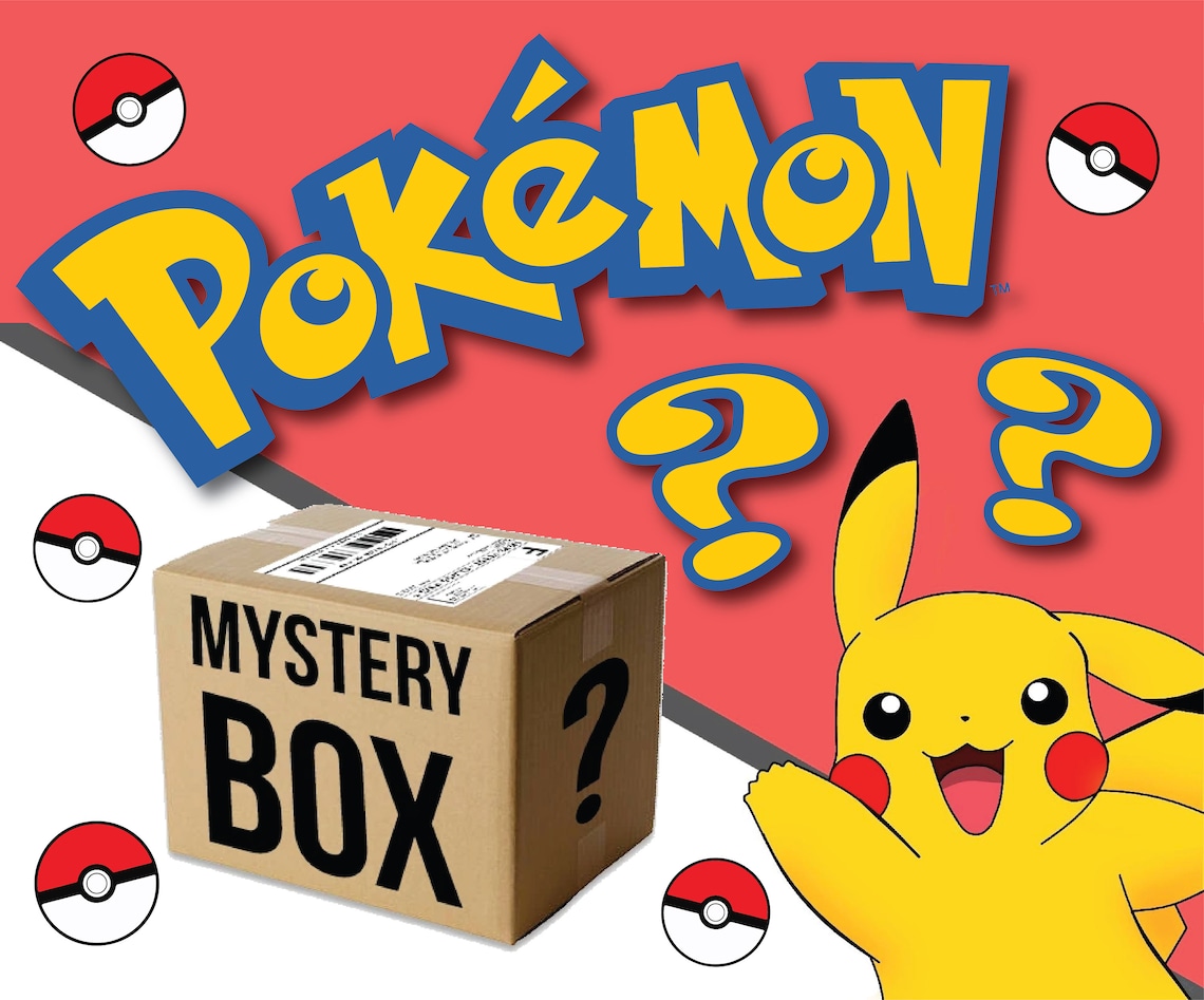 Pokemon Mystery Box Pokemon Überraschungsbox Mystery Box Wert Etsy