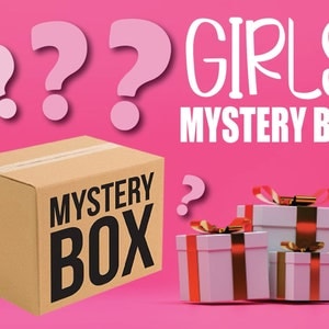 Girls Mystery box Mystery girl box Gift box Personalized girls surprise box Beauty mystery box Mystery surprise Choose box size S,M,L,XL,XXL