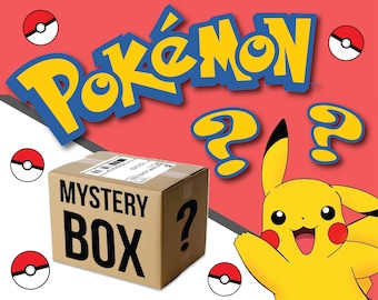 Pokemon mystery box Pokemon verrassingsbox Gepersonaliseerde Pokemon box Pokémon mystery box Pokemon party Pokemon aanwezig