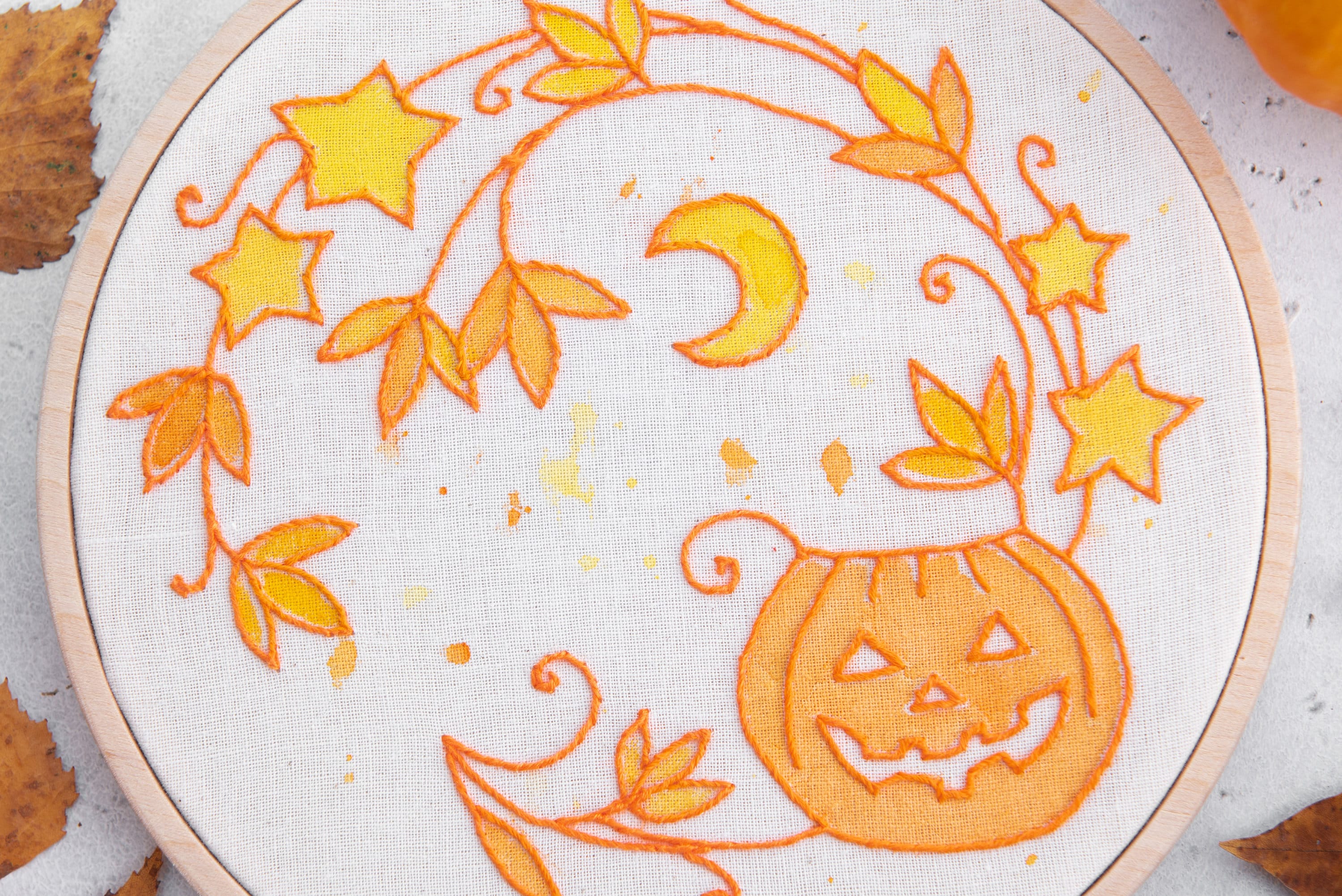 Halloween Embroidery Pattern