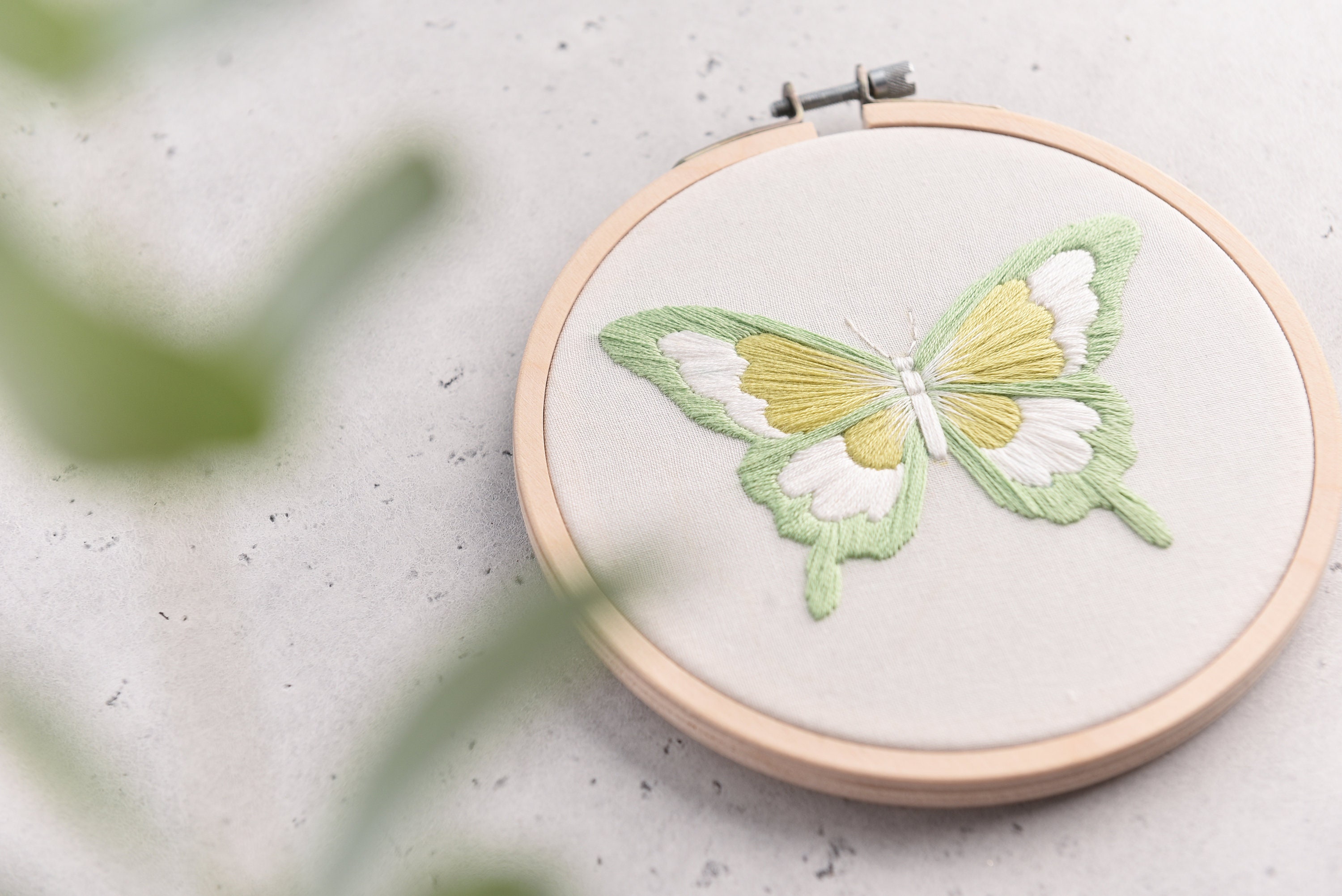 Butterfly embroidery pattern pdf video tutorial hand Etsy