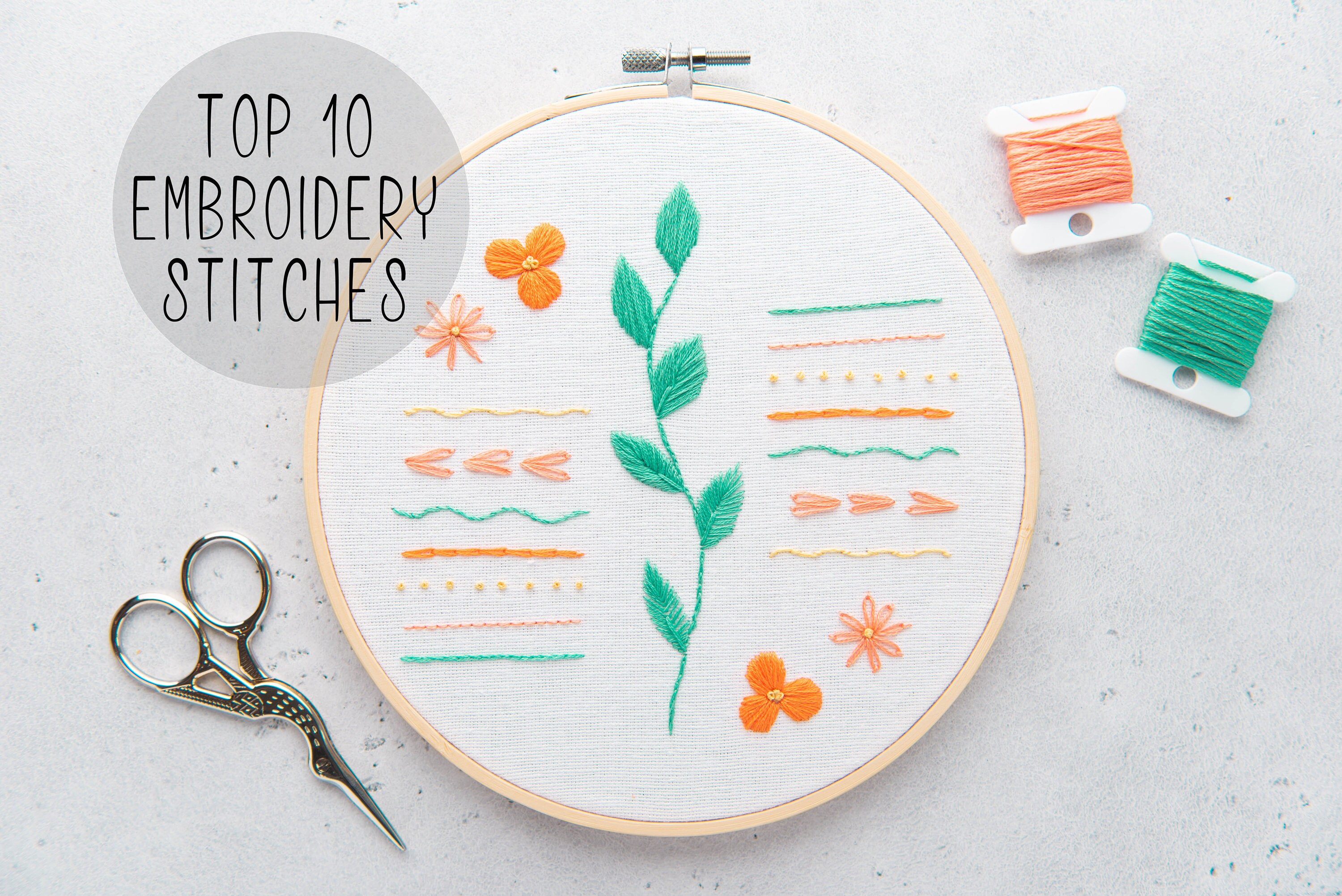 Stitch sampler beginner embroidery guide embroidery pattern Etsy