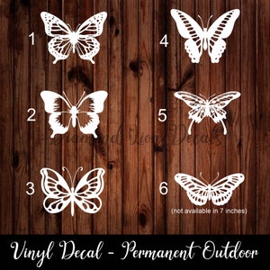 Butterfly Decal︱Boho Decal︱Nature Decal︱Summer︱Spring︱Pretty Decal︱Vinyl Decal︱Sticker︱Car Decal︱Laptop Sticker︱Water Bottle Decal