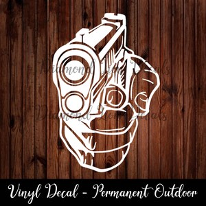 Male Holding a Firearm︱Gun Rights︱2nd amendment︱Vinyl Decal︱Sticker︱Car Decal︱Laptop Sticker︱Water Bottle Decal