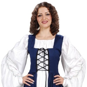 ThePirateDressing Medieval Renaissance Pirate Cosplay Costume Women Dress Gown