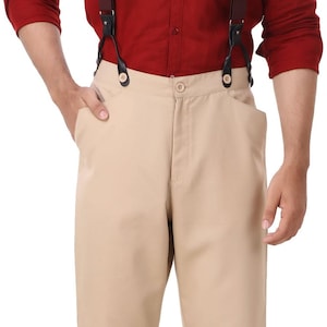 ThePirateDressing Steampunk Cosplay Costume Classic Victorian Men&#39;s Pants Trousers C1331