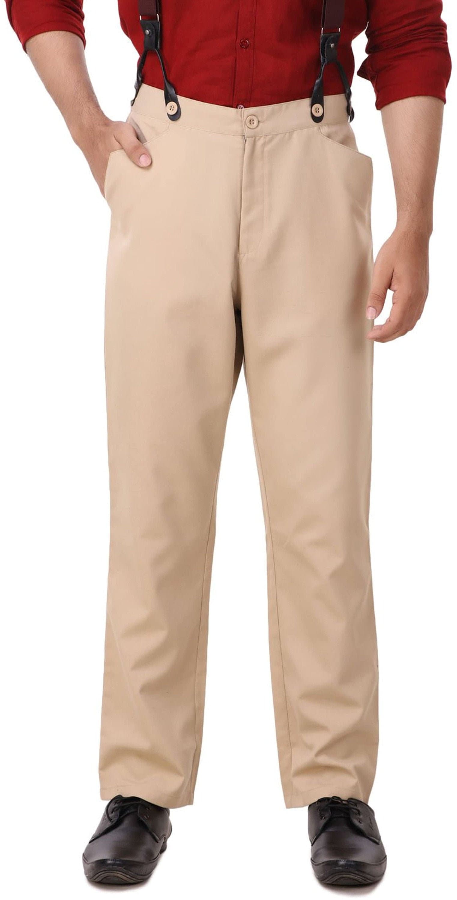 ThePirateDressing Steampunk Cosplay Costume Classic Victorian Men's Pants Trousers C1331