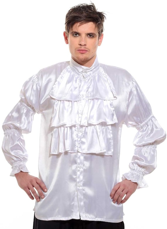 Frilly Ruffled Seinfeld Pirate Costume Shirt - Etsy