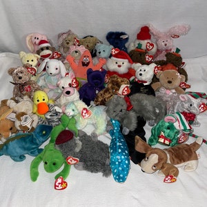 Retired TY Beanie Babies see description and pick your beanie    D