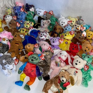 Retired TY Beanie Babies see description and pick your beanie    H