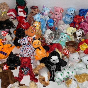 Retired TY Beanie Babies see description and pick your beanie    G