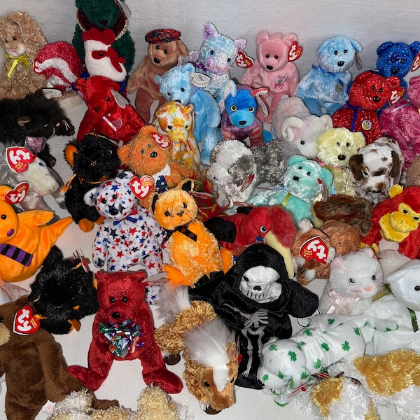 Retired TY Beanie Babies see description and pick your beanie    G