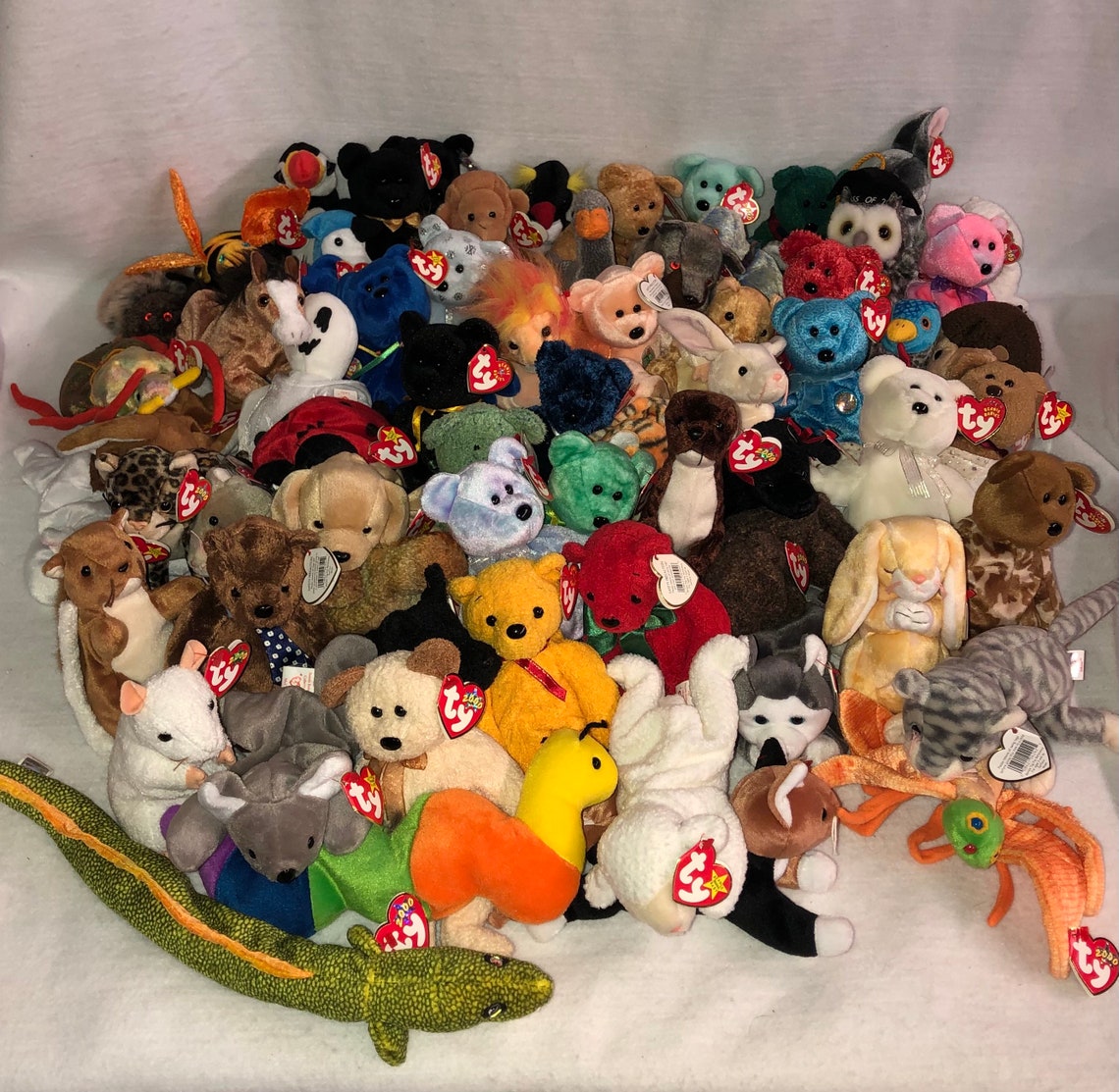 Retired TY Beanie Babies see description and pick your beanie Etsy