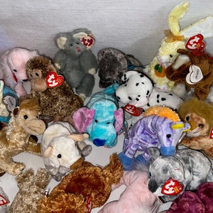 Retired TY Beanie Babies See Description and Pick Your Beanie H - Etsy