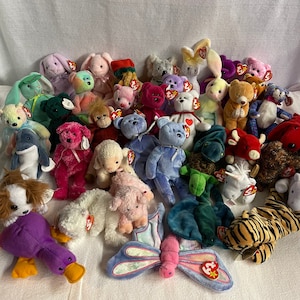 Retired TY Beanie Babies see description and pick your beanie    E