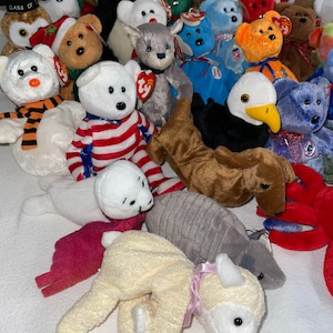 Retired TY Beanie Babies See Description and Pick Your Beanie F - Etsy