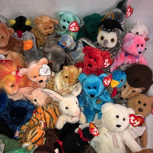 Retired TY Beanie Babies See Description and Pick Your Beanie B - Etsy