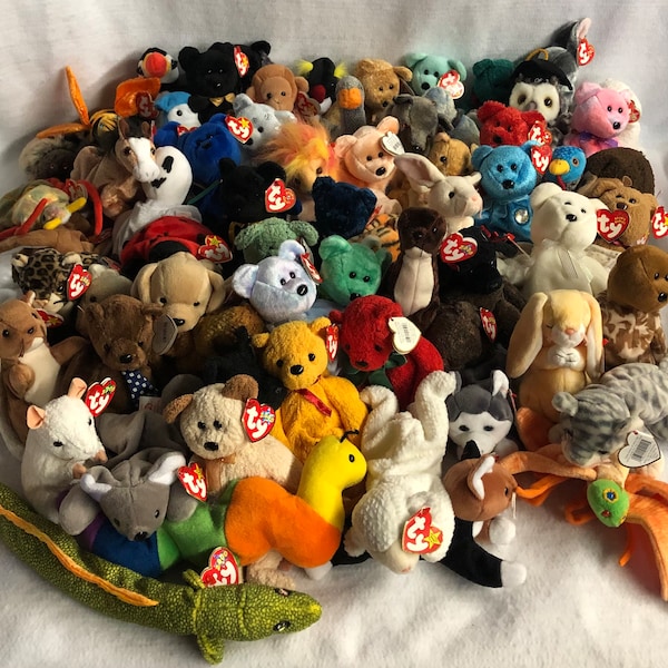 Retired TY Beanie Babies see description and pick your beanie     B