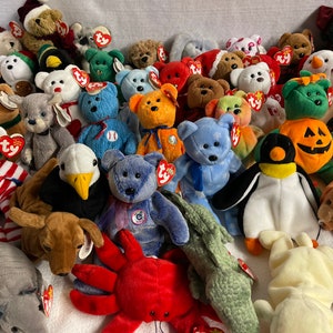 Retired TY Beanie Babies see description and pick your beanie    F