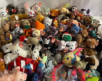 Retired TY Beanie Babies see description and pick your beanie     C