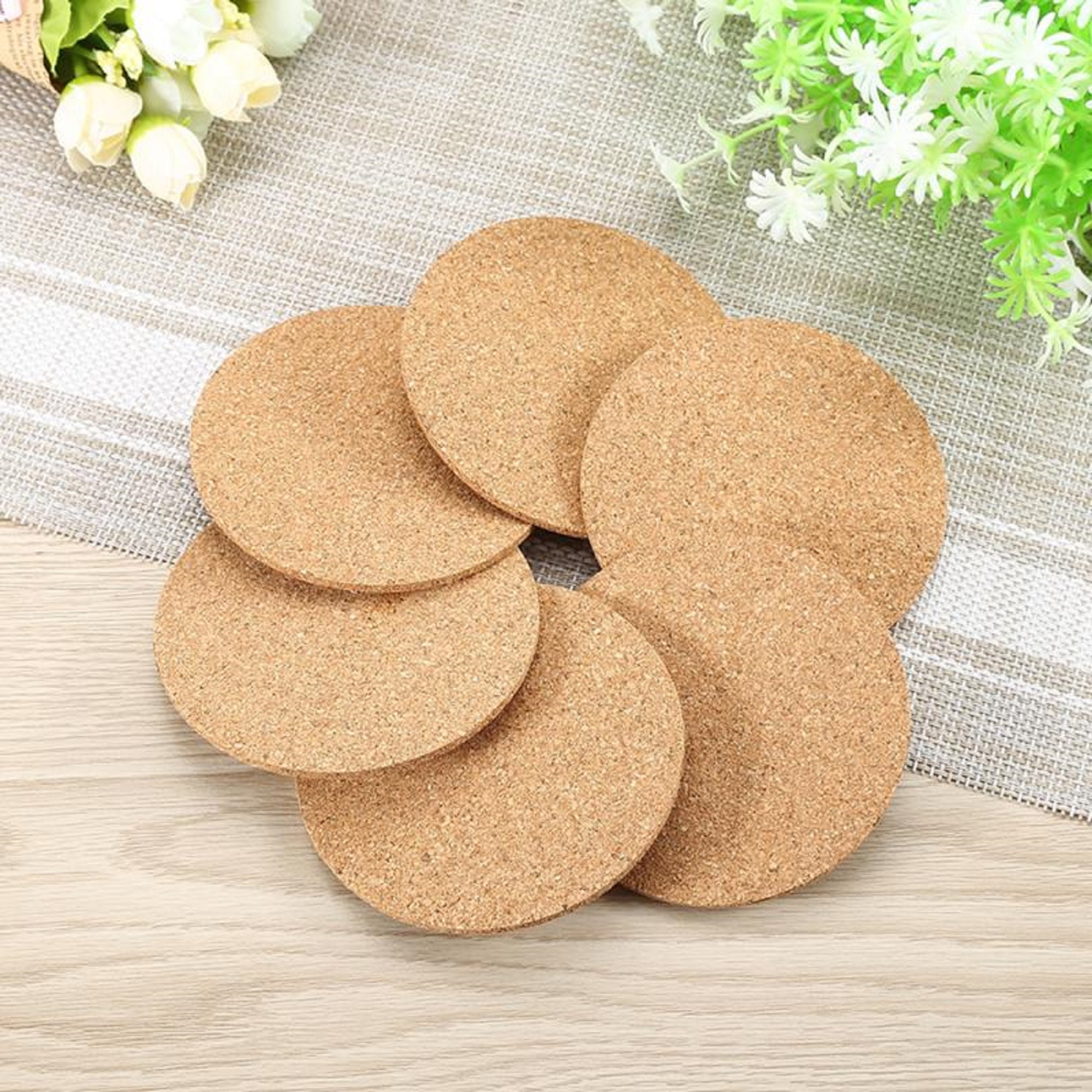 Round Plain Round Heat Resistant Cork Office Family Wedding Etsy