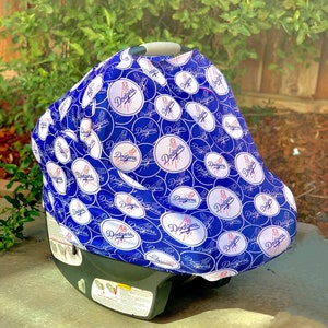 Dodger Blue Inspired Baby Stretchy CarSeat Cover